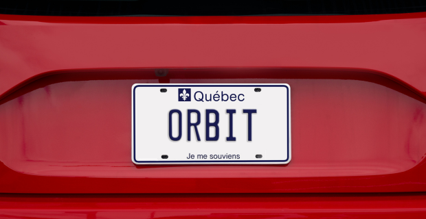 Vanity License Plate in Quebec